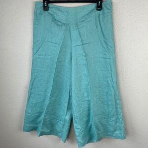 NWT Luciano Dante Linen Crop Pants Size 10